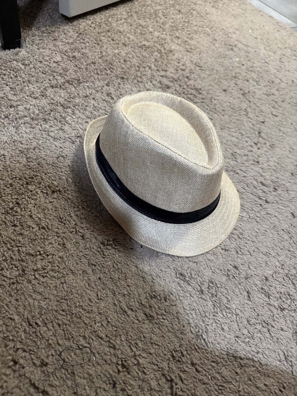 Tan hat Fedora style